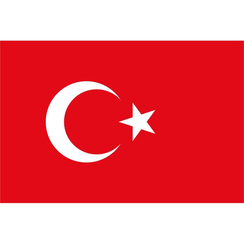 Turkey Courtesy Flag 30 x 45cm-1